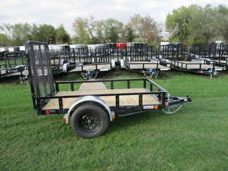 2022 PJ Trailer 60x8 U6 Single Axle Utility U620831DSGK