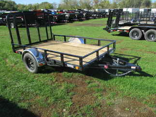 2022 PJ Trailer 77x10 U7 Single Axle Utility U721031DSGK