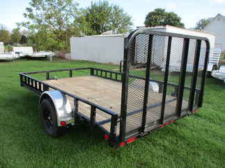 2022 PJ Trailer 83x12 U8 Single Axle Utility U821231DSBKAT