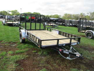 2022 PJ Trailer 83x12 U8 Single Axle Utility U821231DSBKAT