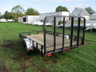 2022 PJ Trailer 83x12 U8 Single Axle Utility U821231DSBKAT