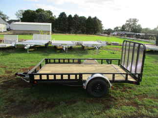 2022 PJ Trailer 83x12 U8 Single Axle Utility U821231DSBKAT