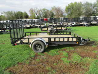 2022 PJ Trailer 83x12 U8 Single Axle Utility U821231DSBKAT