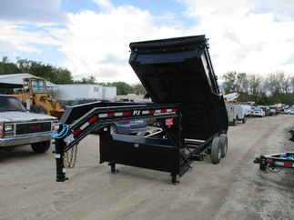 2022 PJ Trailer 83x14 DL Gooseneck Dump DLR1472BSSK