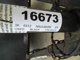 2001 Haulmark 6x12  Enclosed Cargo CB6X120S2