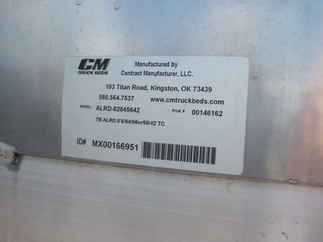 AS IS CM 8.5 x 84 ALRD Flatbed Truck Bed
