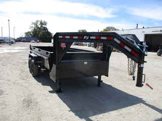 2022 PJ Trailer 83x14 DL Gooseneck Dump DLR1472BSSK