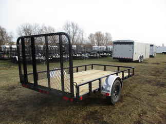 2022 PJ Trailer 77x12 U7 Single Axle Utility U721231DSGK