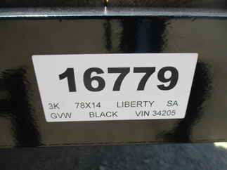 2022 Liberty 78x14  Single Axle Utility LU3K78X14C4