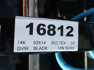 2022 Big Tex 83x14  Dump 14LD-14BK