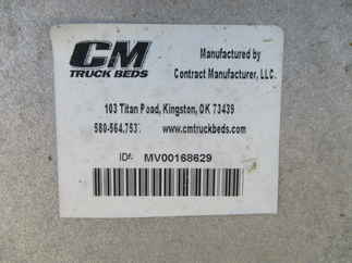 USED CM 8.5 x 97 ALSK Flatbed Truck Bed