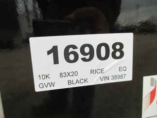 2021 Rice 82x20  Car Hauler FMCMR8220