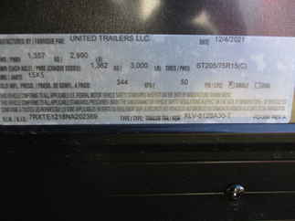 2022 United 6x12  Enclosed Cargo XLV-612SA30-T
