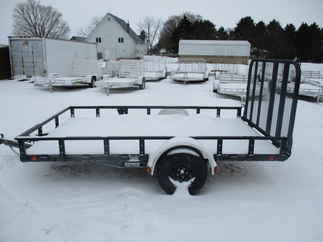 2022 PJ Trailer 83x12 U8 Single Axle Utility U821231DSFKT