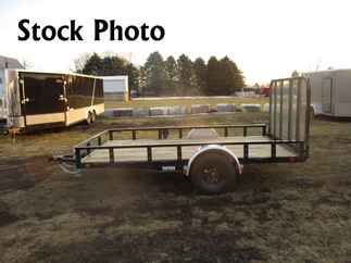 2022 PJ Trailer 83x12 U8 Single Axle Utility U821231DSFKT