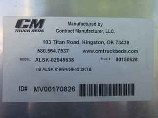 NEW CM 8.5 x 94 ALSK Truck Bed