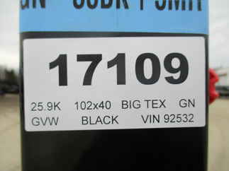 2022 Big Tex 102x40  Gooseneck 25GN-35BK+5MR
