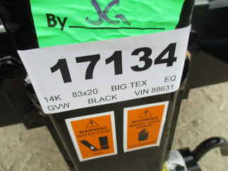 2022 Big Tex 83x20  Equipment 14ET-20BK-MR