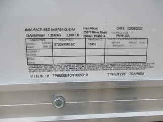 2022 Haul-About 6x12  Enclosed Cargo PAN612SA