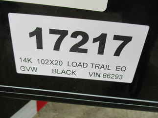 2022 Load Trail 102x20  Equipment CH0220072MX