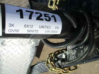 2022 United 6x12  Enclosed Cargo WJ-612SA30-M