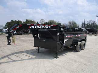 2022 PJ Trailer 83x14 DM Gooseneck Dump DMR1472BSSK-SW03