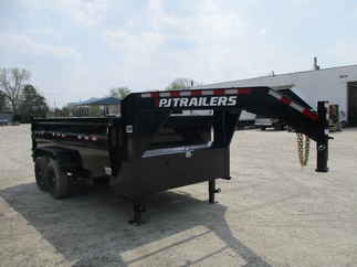 2022 PJ Trailer 83x14 DM Gooseneck Dump DMR1472BSSK-SW03