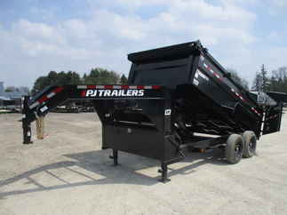 2022 PJ Trailer 83x14 DM Gooseneck Dump DMR1472BSSK-SW03