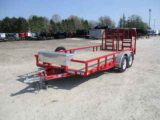 2018 PJ Trailer 83x16 UL Utility ULA1632ESQRVX-PR05