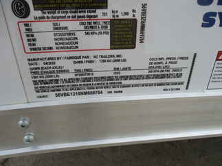 2022 RC Trailers 6x12  Enclosed Cargo RDLX 6X12SA