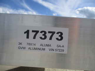 2023 Aluma 78x14  Aluminum Single Axle Utility 7814TILT-S-TR