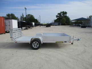 2023 Aluma 81x12  Aluminum Single Axle Utility 8112S-R-BT