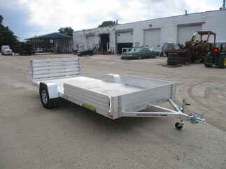 2023 Aluma 81x14  Aluminum Single Axle Utility 8114S-R-BT