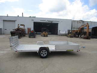 2023 Aluma 81x14  Aluminum Single Axle Utility 8114S-R-BT