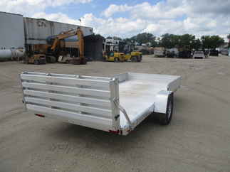 2023 Aluma 81x14  Aluminum Single Axle Utility 8114S-R-BT