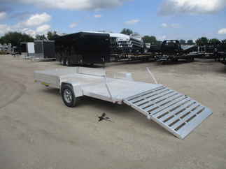 2023 Aluma 81x14  Aluminum Single Axle Utility 8114S-R-BT