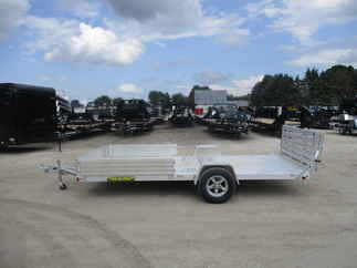 2023 Aluma 81x14  Aluminum Single Axle Utility 8114S-R-BT