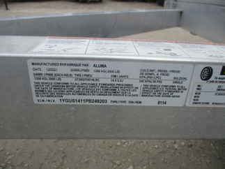 2023 Aluma 81x14  Aluminum Single Axle Utility 8114S-R-BT