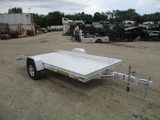 2023 Aluma 68x12  Aluminum Single Axle Utility 6812H-TILT-S