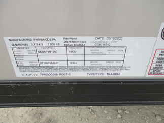 2022 Haul-About 7x16  Enclosed Cargo CGR716TA2