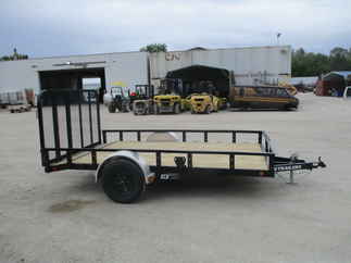 2023 PJ Trailer 83x12 U8 Single Axle Utility U821231DSBKT