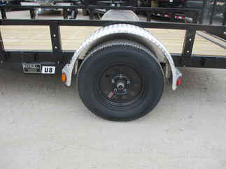 2023 PJ Trailer 83x12 U8 Single Axle Utility U821231DSBKT