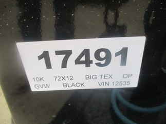 2023 Big Tex 72x12  Dump 90SR-12BK6SIR