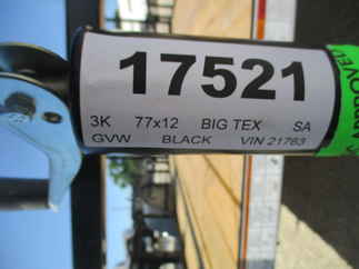 2023 Big Tex 77x12  Single Axle Utility 35SA-12BK4RG