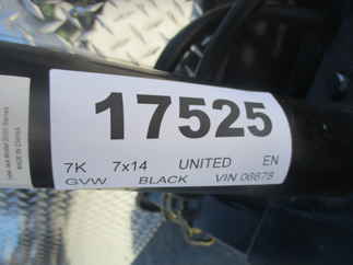 2022 United 7x14  Enclosed Cargo WJ-714TA35-8.5-M