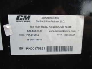 Used CM 11 x 97 DP Flatbed Truck Bed