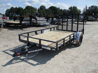 2023 PJ Trailer 83x12 U8 Single Axle Utility U821231DSBKT