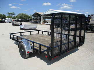 2023 PJ Trailer 83x12 U8 Single Axle Utility U821231DSBKT