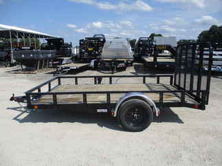 2023 PJ Trailer 83x12 U8 Single Axle Utility U821231DSBKT