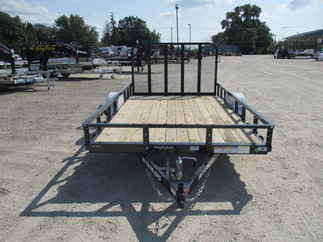 2023 PJ Trailer 83x12 U8 Single Axle Utility U821231DSBKT